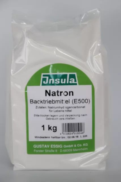 Natron Haushalts und Küchen Helfer Backtriebmittel backen 1000g