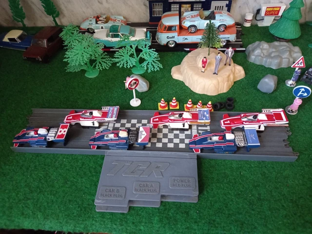Lot de 6 carrosseries pour voitures de circuit électrique TCR CHANGEMENT DE FILE