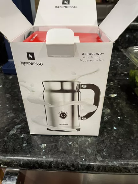 NEW NESPRESSO AEROCCINO + Plus 3192-US Automatic Electric Milk Frother  Stainless $60.00 - PicClick