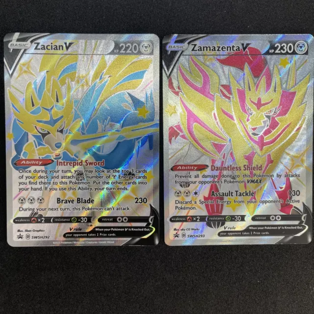 Zamazenta V (Shiny) SWSH Black Star Promos SWSH293 Holo Promo Pokémon TCG