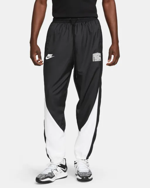 Nike Starting 5 Mens Size M Basketball Pants Black White New FB6966 010 • NWT