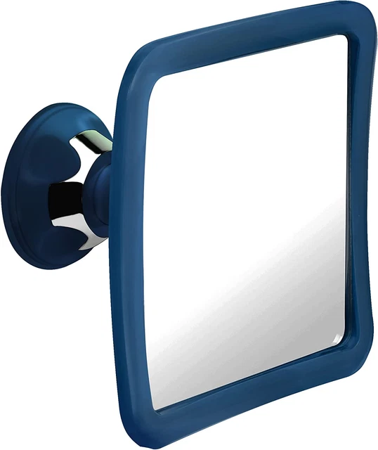 Fogless Shower Mirror for Shaving with Upgraded Suction-Cup, 1X Magnifying, 6.3