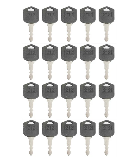 20pc Key For Doosan Daewoo Forklift Skid Steer 212 D554212