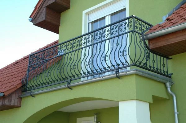 Grillage / Treillis De Balcon Style Antique – Fer Rouillé – 86cm X 29cm – Aubaho