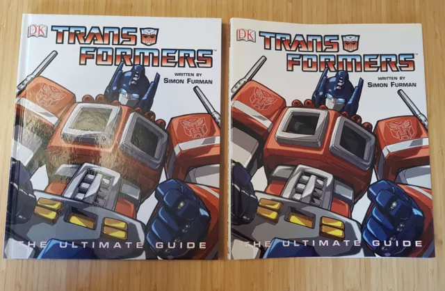 Transformers The Ultimate Guide 2004 with dust jacket, hardback Simon Furman DK