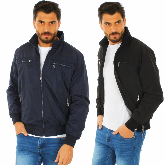 Giubbotto Di Pelle Uomo VEQUÈ Giubbotto Uomo Motociclista Giubbino Primaverile Estivo Giubbino Casual Uomo Pelle Sintetica