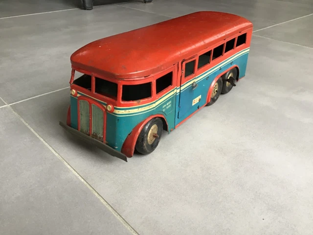 Ancien Trolley Bus Joustra – Jouet Ancien En état D'occasion