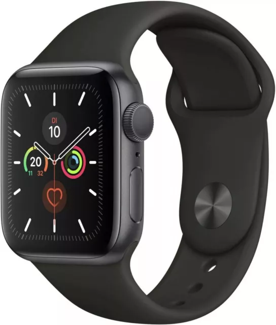 Apple Watch (Series SE)  GPS  44mm Aluminiumgehäuse Space Grau - Silber 2
