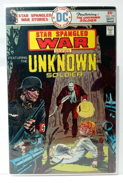 VTG 1975 DC Star Spangled War Stories: Decision at Volstadt #191-Unknown Soldier