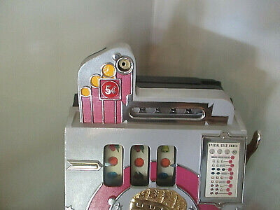 Antique Mills Slot Machine Roman Head 2