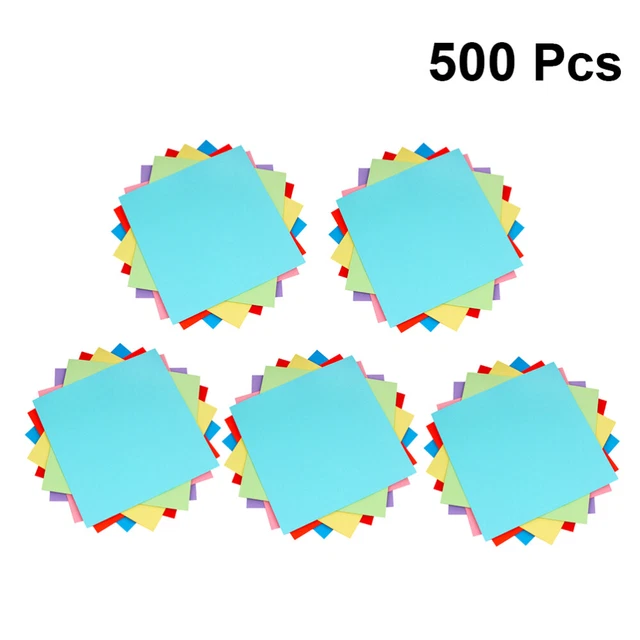 200 Fogli Carta Origami 15x15cm Doppia Faccia - 70gsm Bianco Crema Per Artigianato E Decorazioni