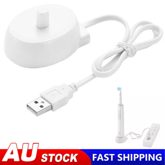 USB Plug Electric Toothbrush Charger Dock For Braun Oral B Charging Base AUS