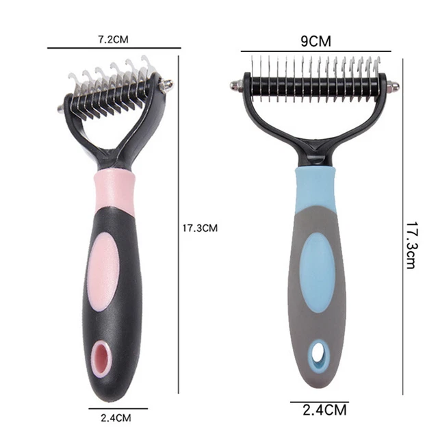 Dog Pet Cat Grooming Comb Brush Undercoat Rake Dematting Deshedding Trimmer 3