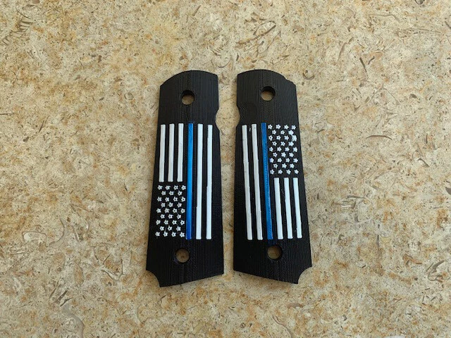 Full Sze 1911 Grps Punsher for full sze Colts, 3D prnted Magwell