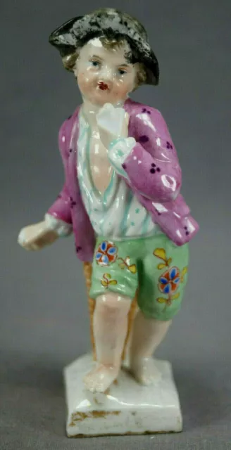 19th Century KPM Berlin Hand Painted Months of the Year July Julius Boy Figurine