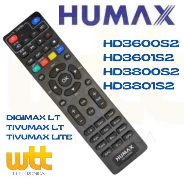 Ricevitore Satellitare Humax HD-3801S2 TIVUMAX - Decoder Digitale Per TIVUSAT Con Smart Card - Foto 2