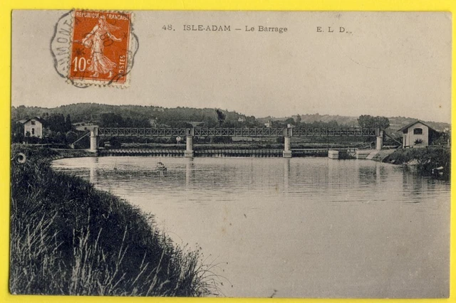 CPA France 95 - L'ISLE ADAM (Val d'Oise) Le BARRAGE