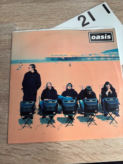 OASIS ROLL WITH It 7 inch vinyl single £20.00 - PicClick UK