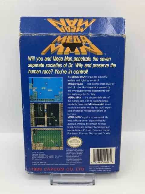 Nintendo - NES - Spiel - MEGA MAN - PAL B - OVP - gebraucht - Sammler 3