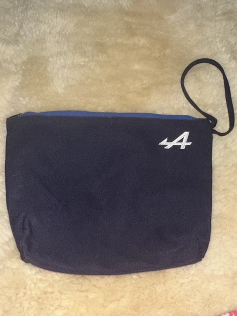 Alpine Silverstone 2023 Navy Zip Pouch Bag RARE Memorabilia Formula 1 F1 New