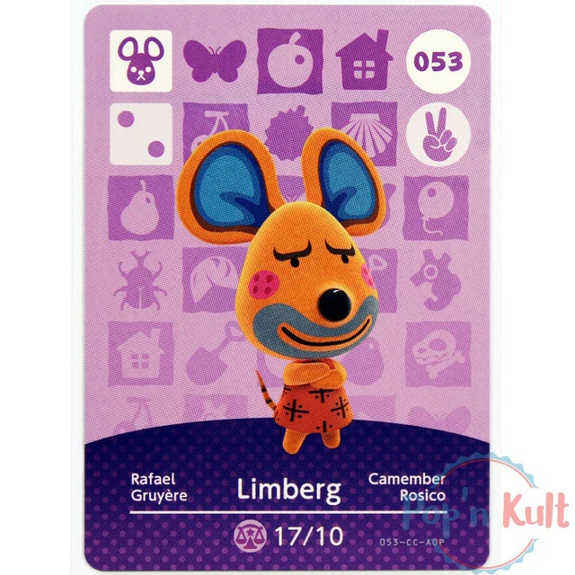 CARTE AMIIBO ANIMAL Crossing N°109 EUR 4,00 - FR