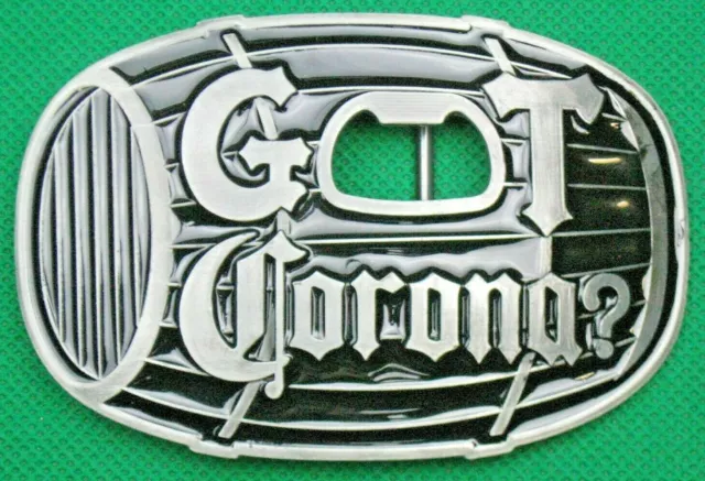 Belt Buckle "GOT Corona" 4 cm Wide Belt, DIY, Custom Made, Metal Casting Opener.