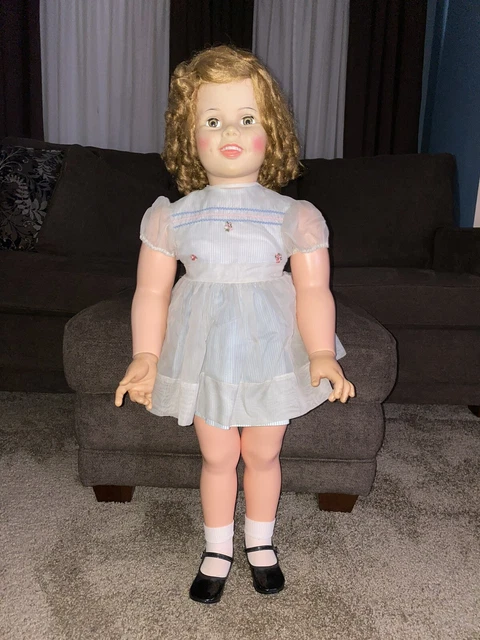 Wow! 1959 Ideal Shirley Temple Playpal Doll 34"