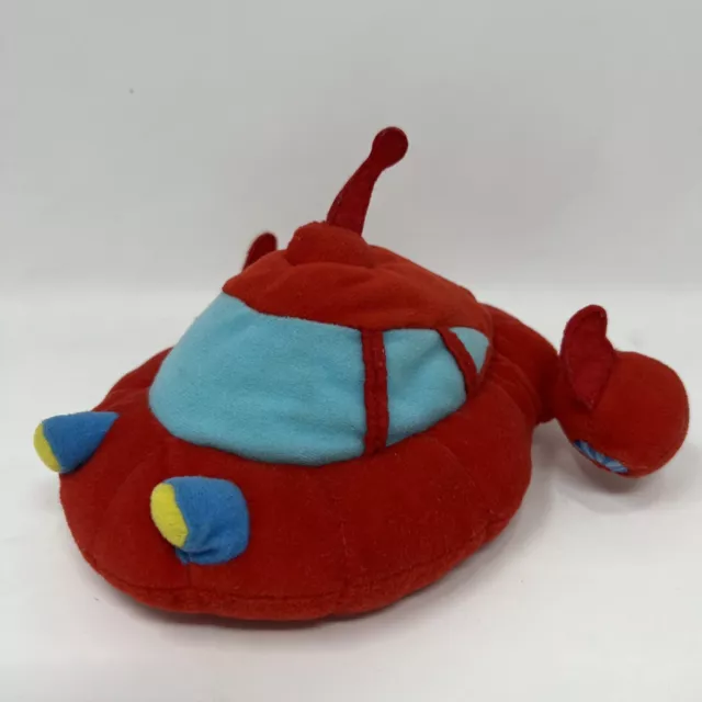 Disney Little Einsteins 7 In Plush Stuffed Rocket Space Ship Red Bean Bag Toy