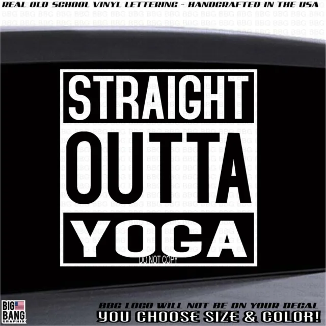 Straight Outta BOOT CAMP Vinyl Decal Sticker Gym Class Love to Workout Fitness