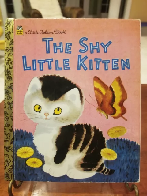 A Little Golden Book ~ The Shy Little Kitten ~ 50th Anniversary of LGB