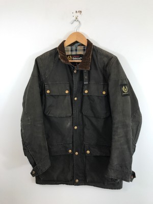 VINTAGE 70S BELSTAFF TRIALMASTER Professional Cerati Cotone Giacca 安い買付 Belstaff TRIALMASTER