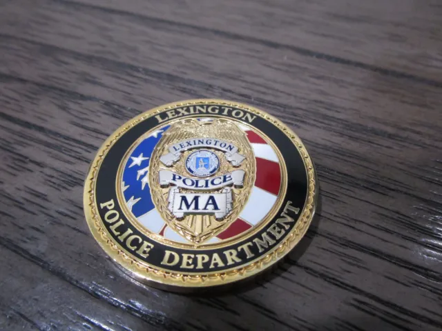 Lexington Police Department Massachusetts Challenge Coin #198U