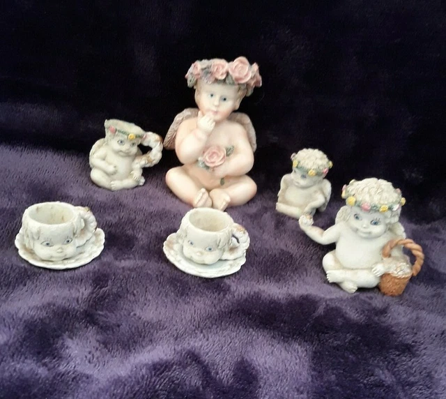 TEA SET ANGELS for 11-14" Doll Bleuette, Mary Hoyer Leeann Betsy McCall