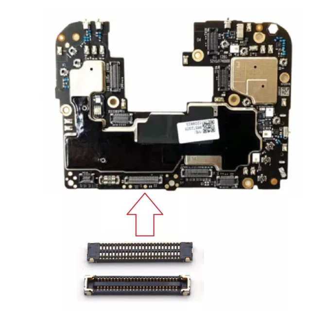 Connecteur FPC Pour Xiaomi Mi 10T / 10T Pro - Pièce De Rechange Pour Carte Mère, Noir, Neuf