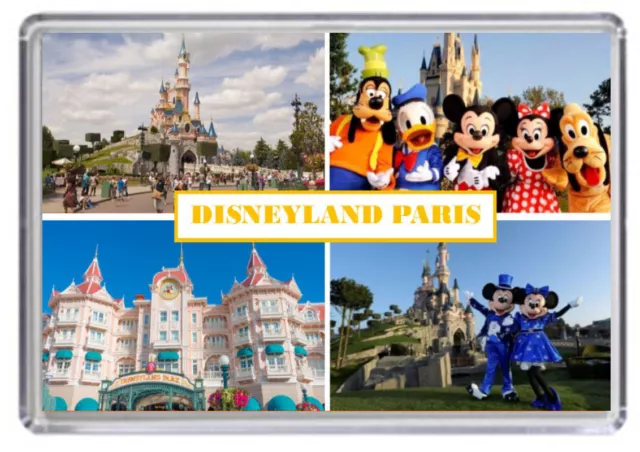 Euro Disney Disneyland Paris Fridge Magnet 03 Free Postage