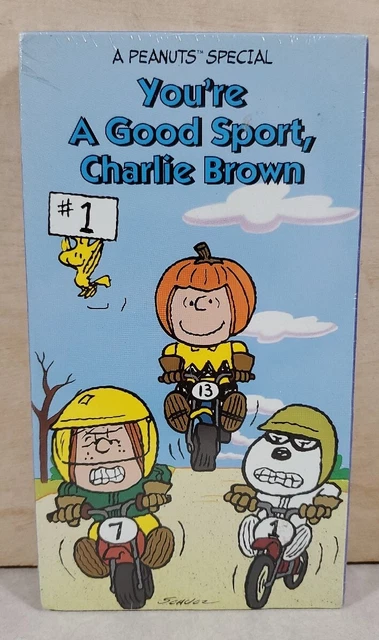 YOU'RE A GOOD Sport, Charlie Brown - VHS - Sealed - 1975
