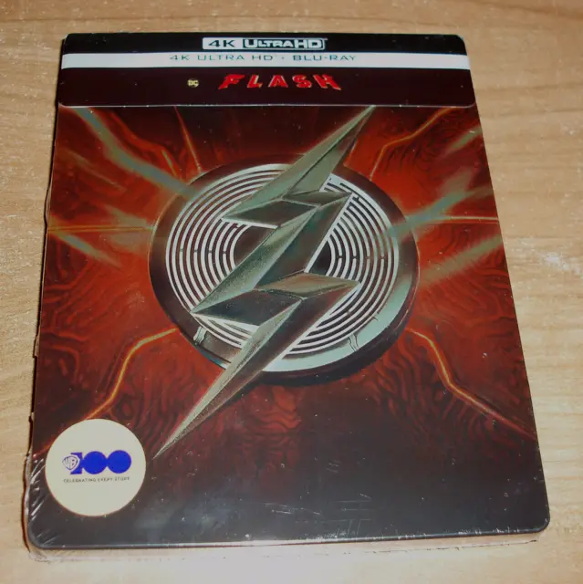 Flash (The Flash) Neuf Scellé 4K UHD + Blu-Ray Steelbook Action Fantastique