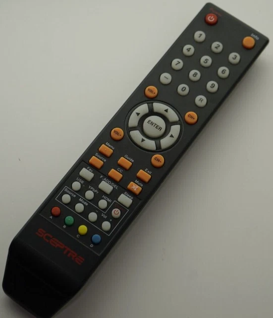 Original OEM Sceptre Television 8142026670003C TV Remote control with Cover