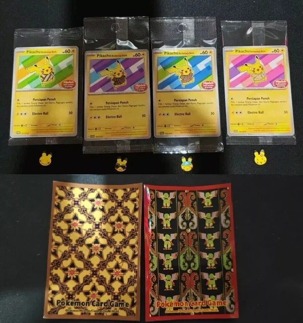 Pokemon TCG: Pikachu Batik Promo Set - 3 Cards (Staryu SV-P) Sealed Indonesian Pokemon TCG: Pikachu Batik Promo Set - 3 Cards (Staryu SV-P) Sealed Indonesian