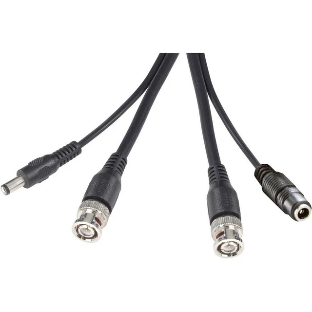 Sygonix SY-4714562 alimentation, vidéo Rallonge [1x BNC mâle, DC femelle 5.5 mm 2