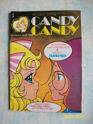 CANDY CANDY=N°113 DEL 1982 = COMPLETO DI INSERTO ALLEGATO=FABBRI EDITORE=OTTIMO 
