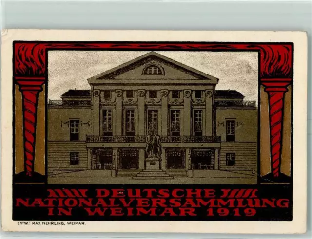 13166196 - 5300 Weimar Deutsche Nationalversammlung Entwurf Max Nehrling