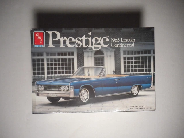 AMT PRESTIGE 1965 Lincoln Continental Model Kit 1/25 Factory