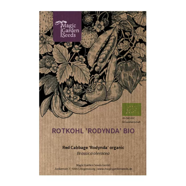 Rotkohl 'Rodynda' (Brassica oleracea) Bio ca 100 Samen