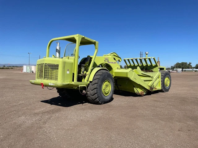1975 Terex TS14B Motor Scraper Open Bowl Push Pull # 3535