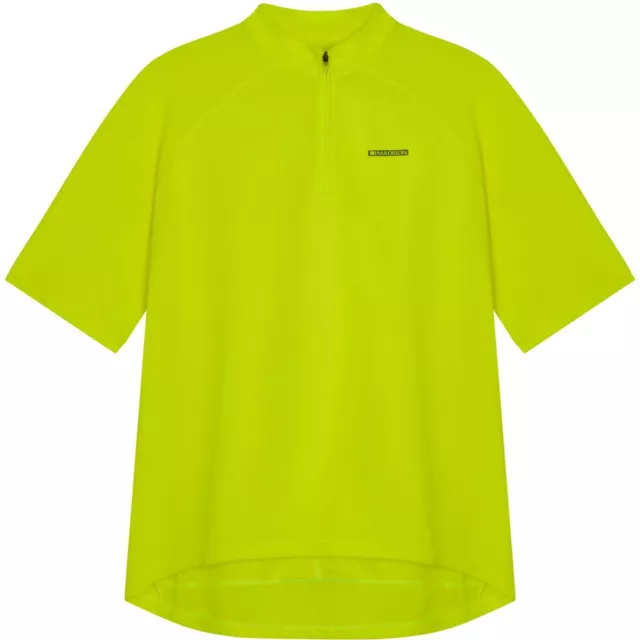 Madison Freewheel Men's Short Sleeve Cycle Mountainbike Jersey Yellow Clearance