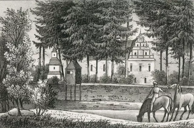 BERBISDORF (Radeburg) - Sachsens Kirchen-Galerie - Lithografie 1841