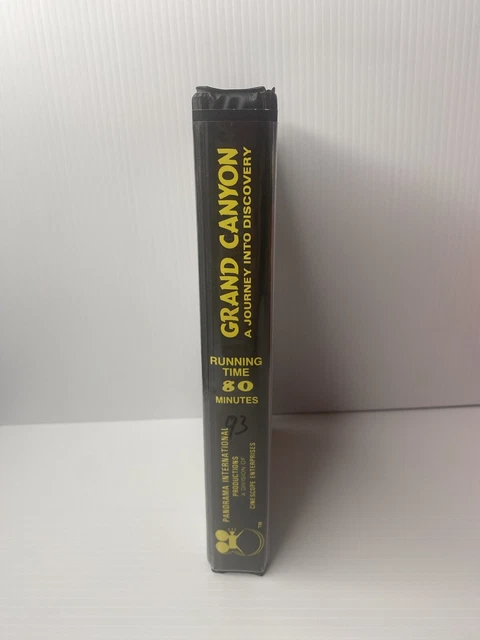 GRAND CANYON : JOURNEY INTO DISCOVERY VHS Tape Telly Savalas Clamshell 