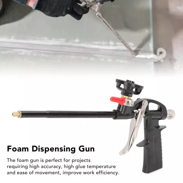 Foam Spray Gun Foam Dispensing Gun 12.4 Inch Side Heat Sink For Caulking Filling