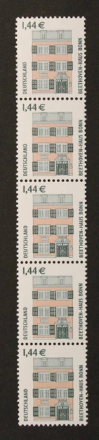 Bund Rollenmarken 5er postfrisch Streifen MiNr 2306